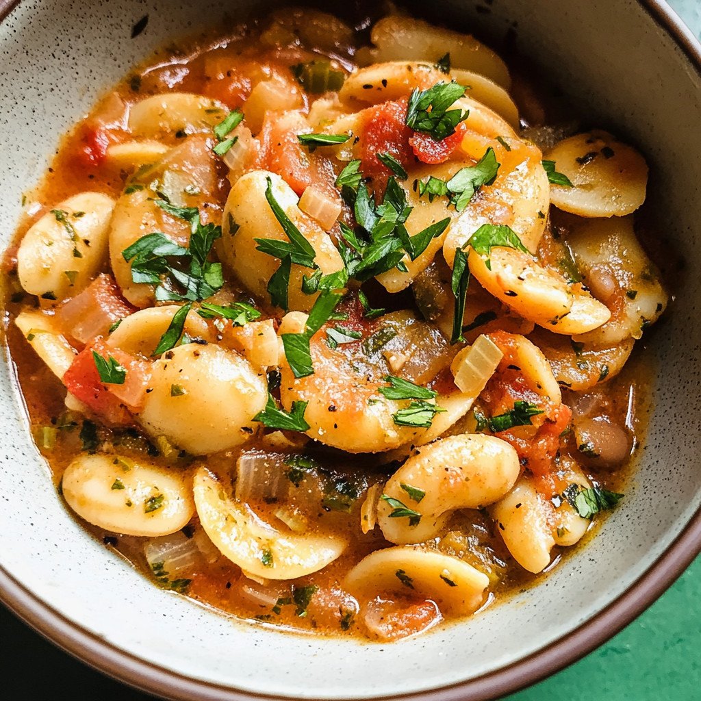 Italian White Bean and Pasta Stew